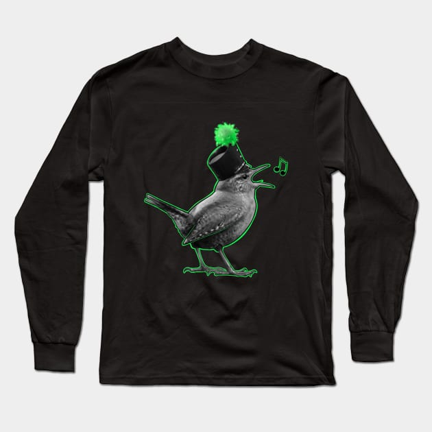 Single bird band Long Sleeve T-Shirt by Thrush